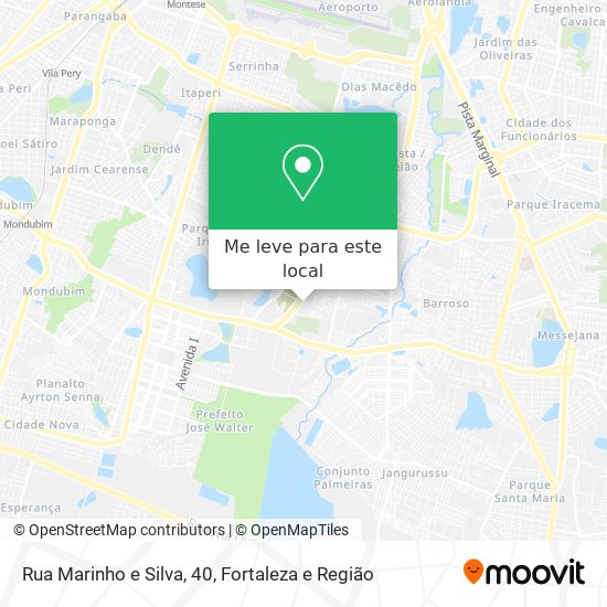 Rua Marinho e Silva, 40 mapa