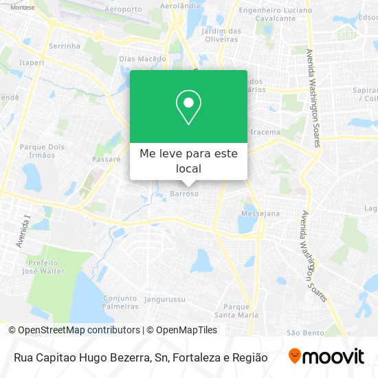 Rua Capitao Hugo Bezerra, Sn mapa