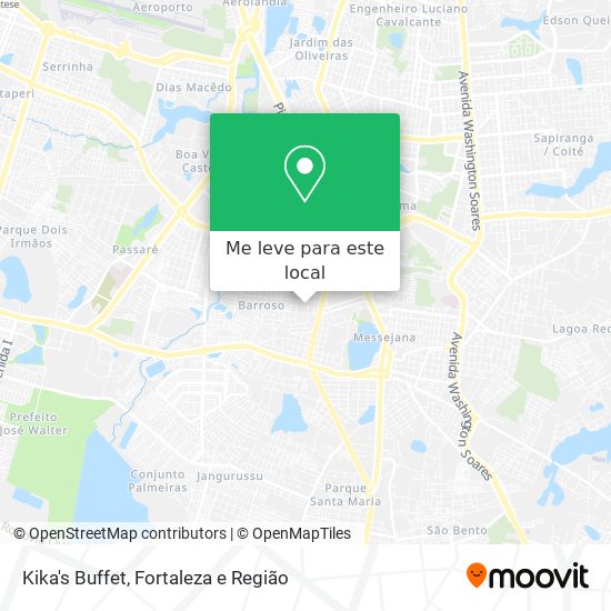 Kika's Buffet mapa