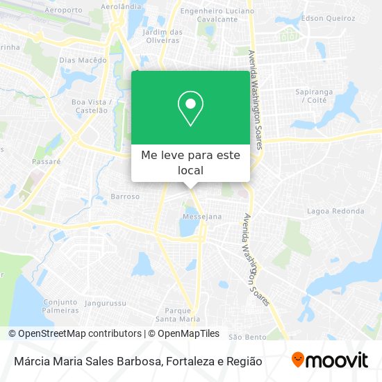 Márcia Maria Sales Barbosa mapa