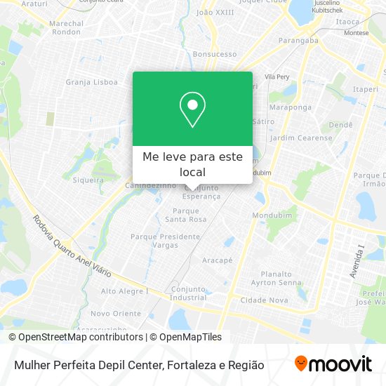 Mulher Perfeita Depil Center mapa
