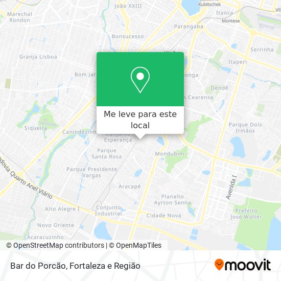 Bar do Porcão mapa