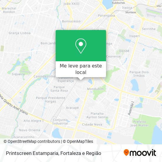 Printscreen Estamparia mapa