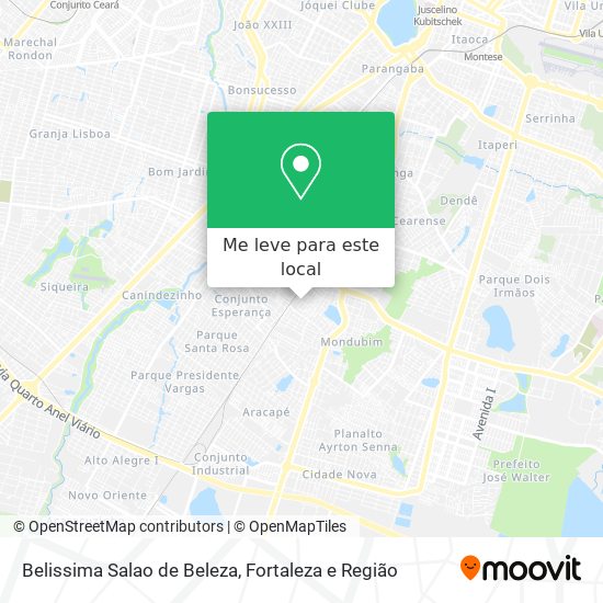 Belissima Salao de Beleza mapa