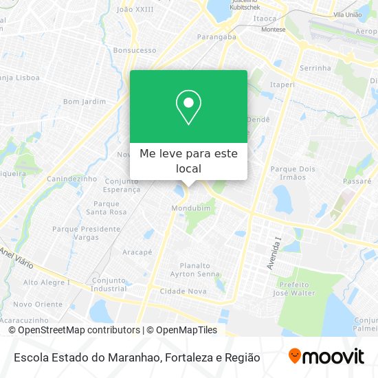 Escola Estado do Maranhao mapa