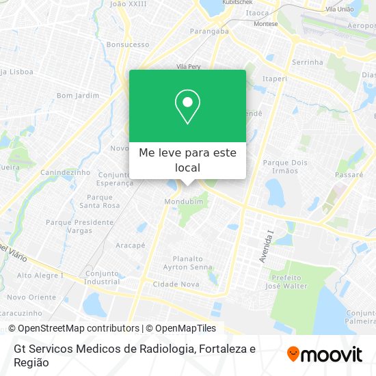 Gt Servicos Medicos de Radiologia mapa