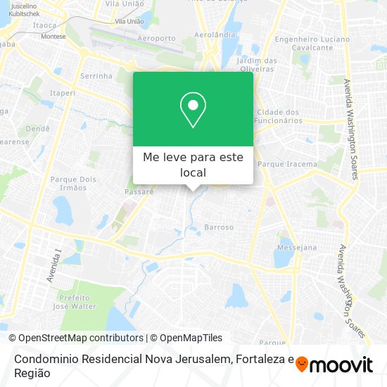Condominio Residencial Nova Jerusalem mapa