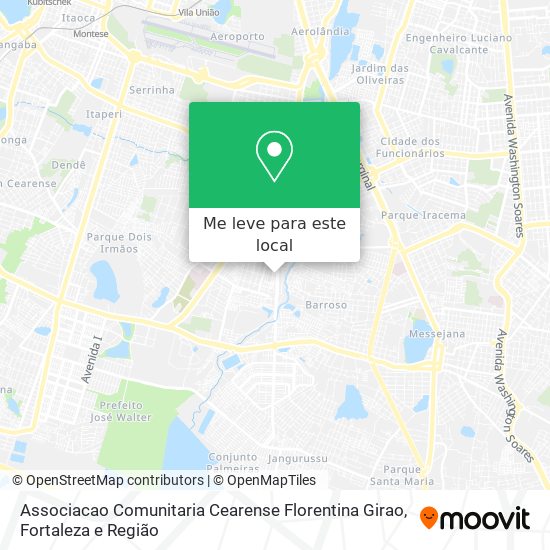 Associacao Comunitaria Cearense Florentina Girao mapa