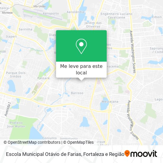 Escola Municipal Otávio de Farias mapa