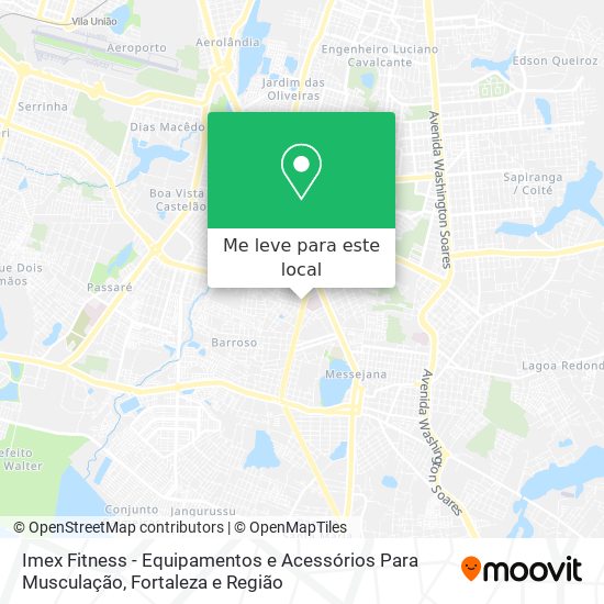 Imex Fitness - Equipamentos e Acessórios Para Musculação mapa