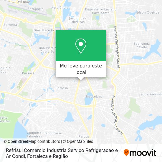 Refrisul Comercio Industria Servico Refrigeracao e Ar Condi mapa