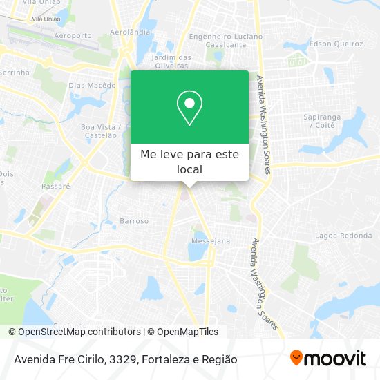 Avenida Fre Cirilo, 3329 mapa