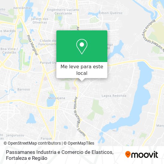 Passamanes Industria e Comercio de Elasticos mapa