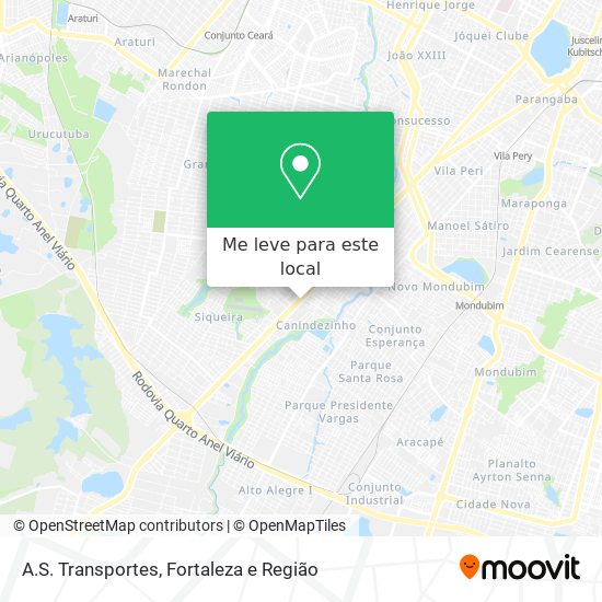 A.S. Transportes mapa