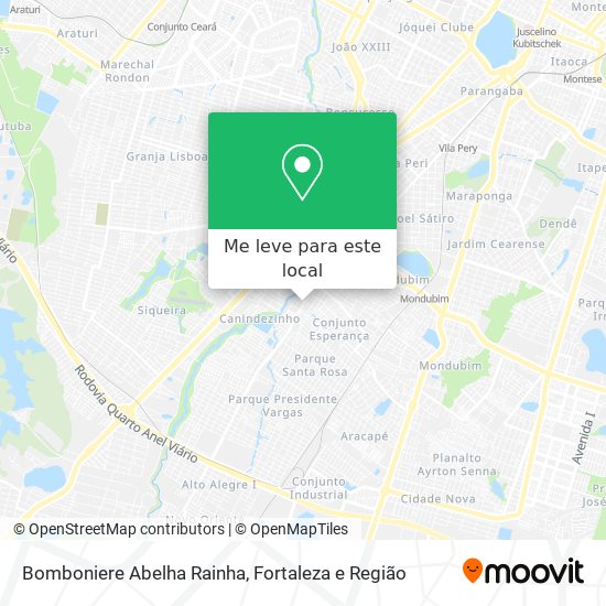 Bomboniere Abelha Rainha mapa