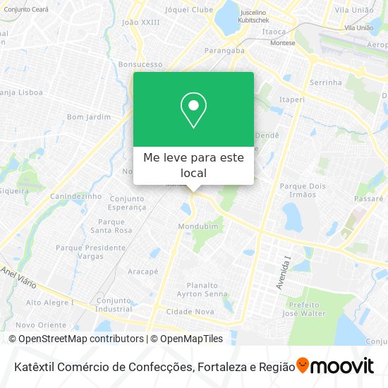 Katêxtil Comércio de Confecções mapa