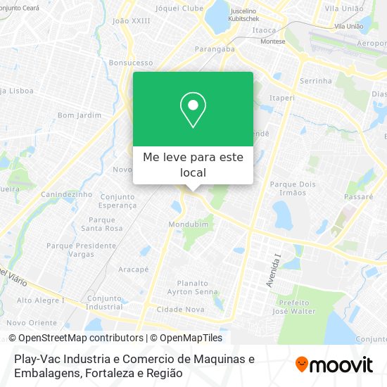 Play-Vac Industria e Comercio de Maquinas e Embalagens mapa