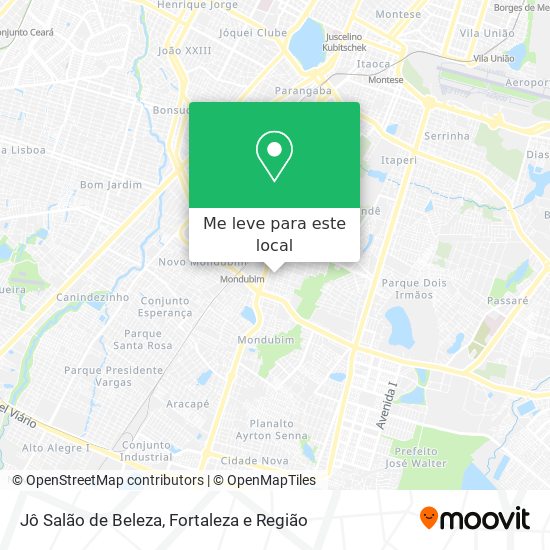 Jô Salão de Beleza mapa