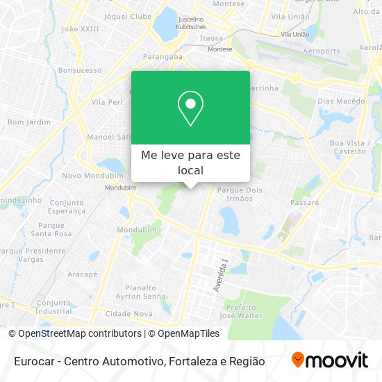 Eurocar - Centro Automotivo mapa