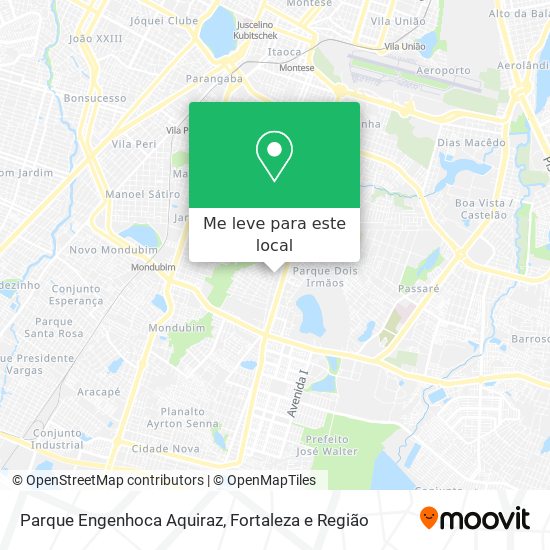 Parque Engenhoca Aquiraz mapa