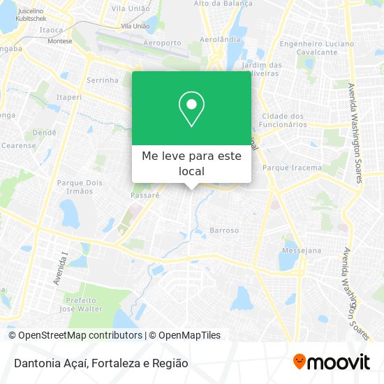 Dantonia Açaí mapa