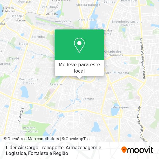 Lider Air Cargo Transporte, Armazenagem e Logistica mapa
