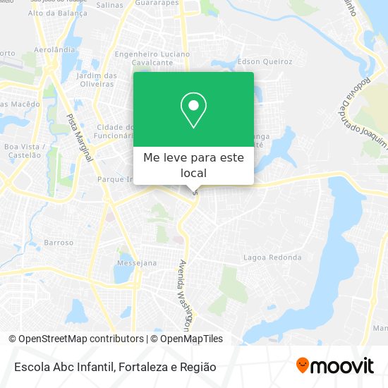 Escola Abc Infantil mapa