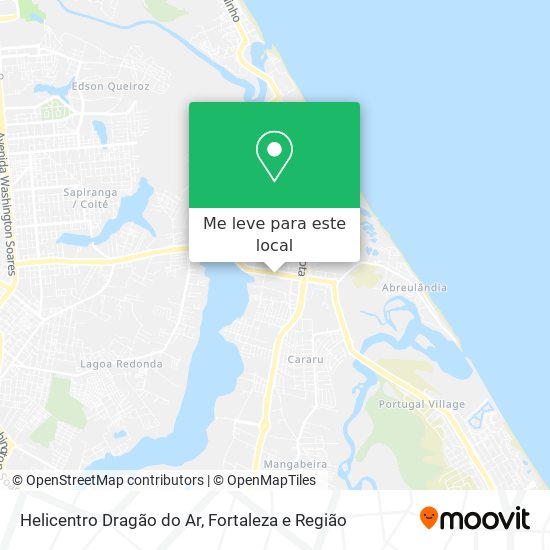 Helicentro Dragão do Ar mapa