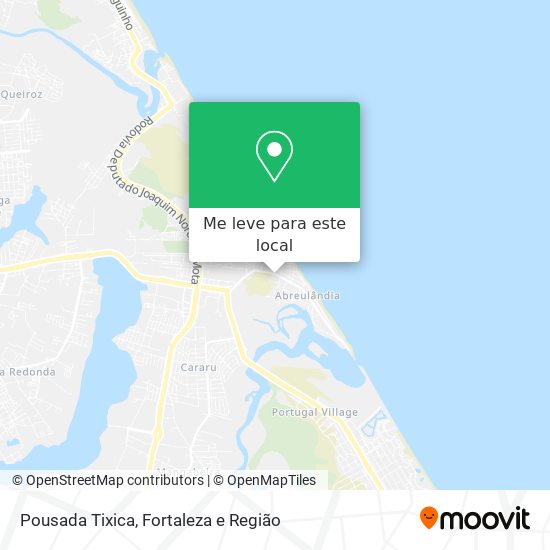 Pousada Tixica mapa