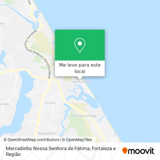 Mercadinho Nossa Senhora de Fátima mapa