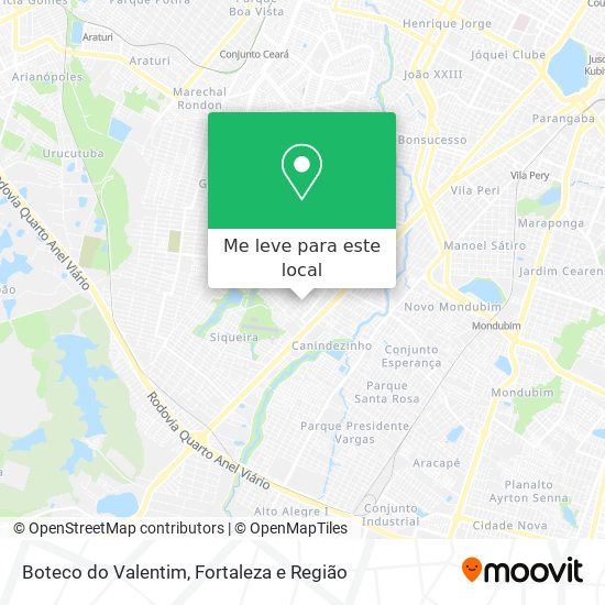 Boteco do Valentim mapa