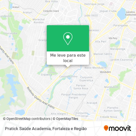 Pratick Saúde Academia mapa