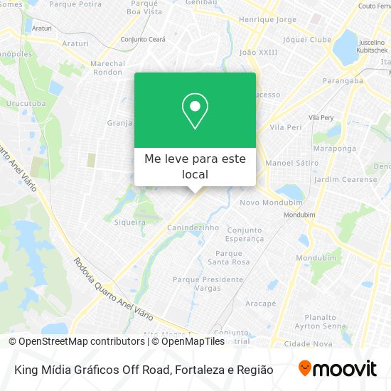 King Mídia Gráficos Off Road mapa