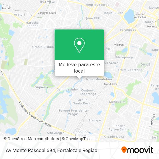 Av Monte Pascoal 694 mapa