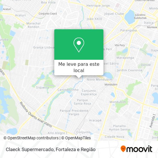 Claeck Supermercado mapa