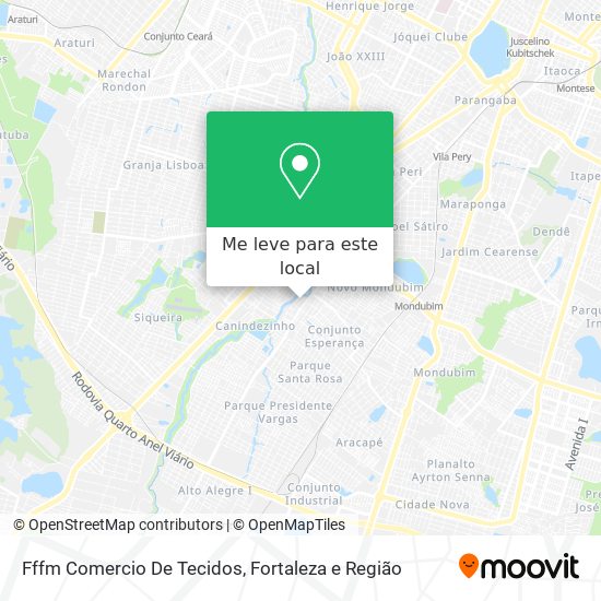 Fffm Comercio De Tecidos mapa