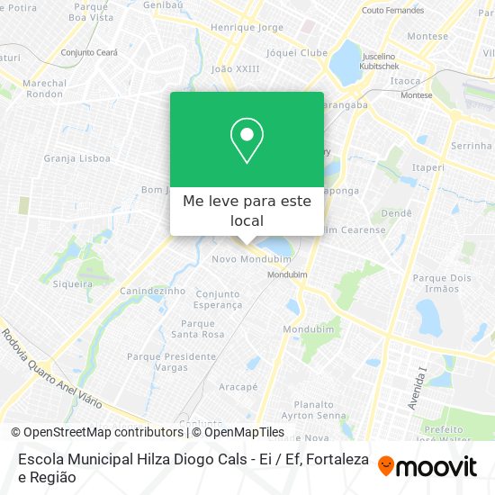 Escola Municipal Hilza Diogo Cals - Ei / Ef mapa