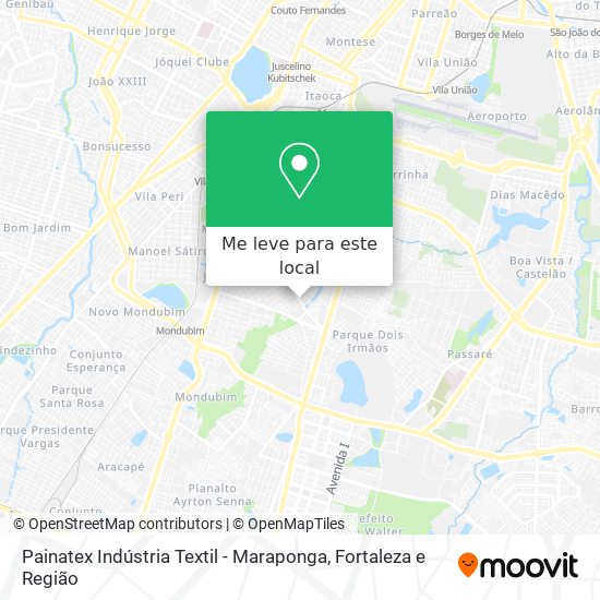 Painatex Indústria Textil - Maraponga mapa