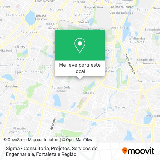 Sigma - Consultoria, Projetos, Servicos de Engenharia e mapa