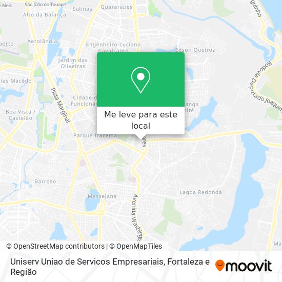 Uniserv Uniao de Servicos Empresariais mapa