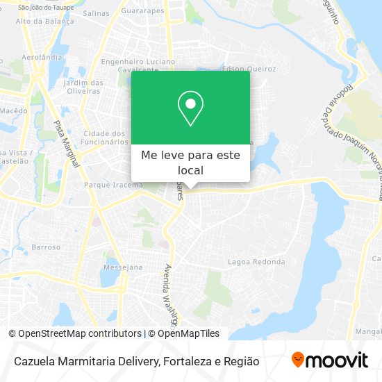 Cazuela Marmitaria Delivery mapa