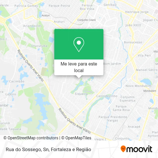 Rua do Sossego, Sn mapa