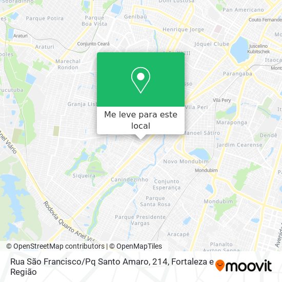 Rua São Francisco / Pq Santo Amaro, 214 mapa