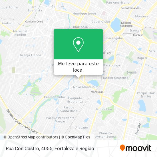 Rua Con Castro, 4055 mapa