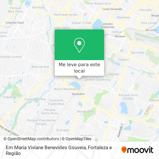 Em Maria Viviane Benevides Gouveia mapa