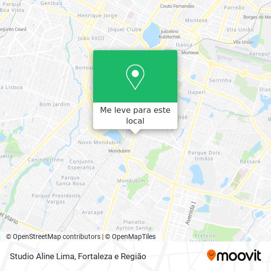 Studio Aline Lima mapa