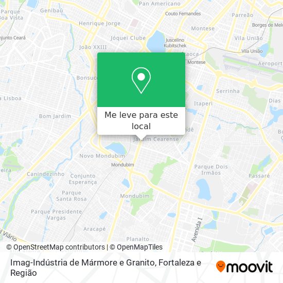 Imag-Indústria de Mármore e Granito mapa