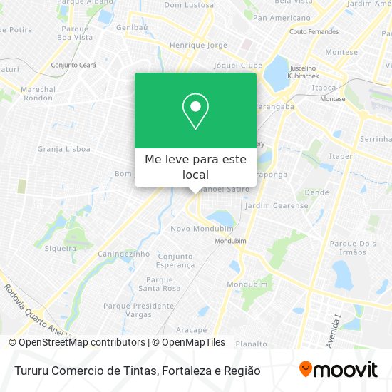 Tururu Comercio de Tintas mapa
