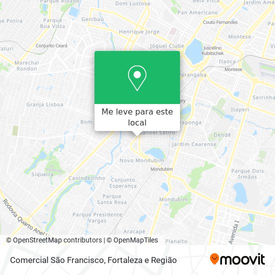 Comercial São Francisco mapa
