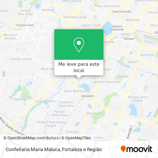 Confeitaria Maria Maluca mapa